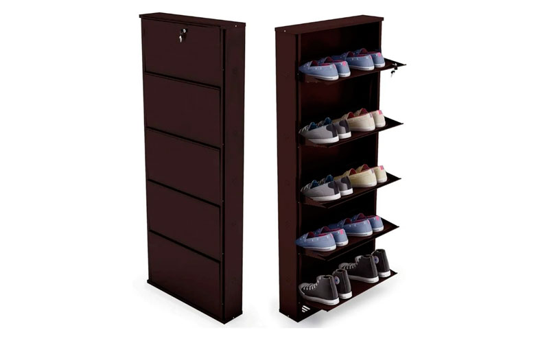 Wall Mounted Shoes Rack